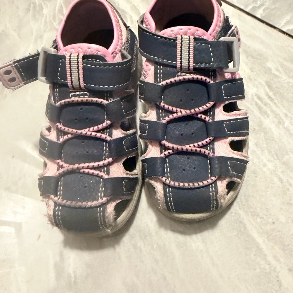 Kids Pink and Blue Sandals